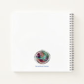 Fancy danseres Abstract Notitieboek (Achterkant)