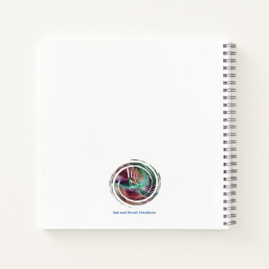 Fancy danseres Abstract Notitieboek (Achterkant)