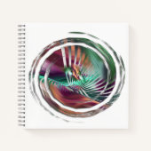 Fancy danseres Abstract Notitieboek (Voorkant)