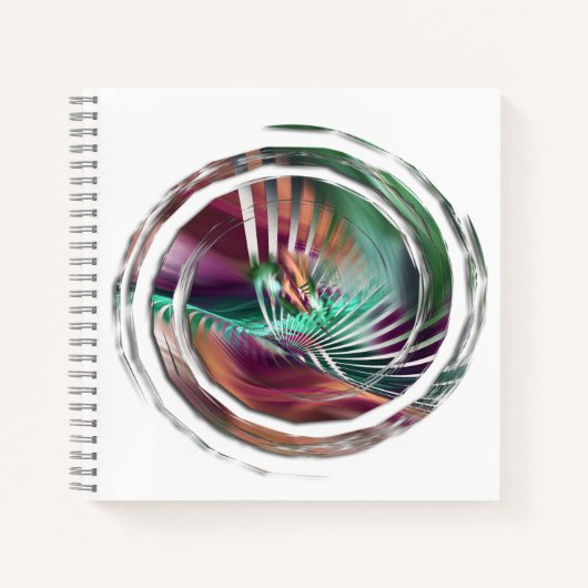 Fancy danseres Abstract Notitieboek (Voorkant)