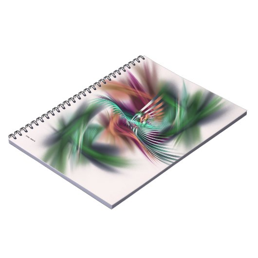 Fancy danseres Abstract Notitieboek (Linkerzijde)