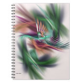 Fancy danseres Abstract Notitieboek (Voorkant)