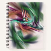 Fancy danseres Abstract Notitieboek (Voorkant)