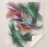 Fancy danseres Abstract Sherpa Deken (Voorkant)