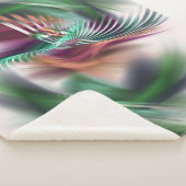 Fancy danseres Abstract Sherpa Deken (3/4)