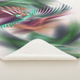 Fancy danseres Abstract Sherpa Deken
