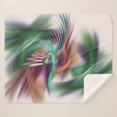 Fancy danseres Abstract Sherpa Deken (Voorkant (horizontaal))