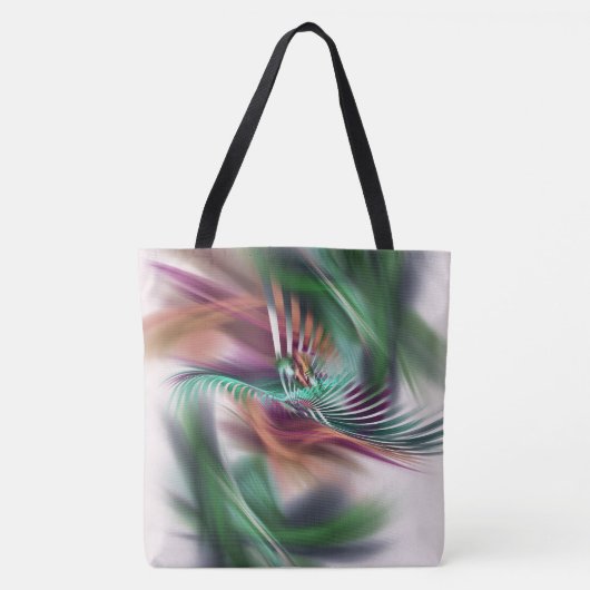 Fancy danseres Abstract Tote Bag (Voorkant)