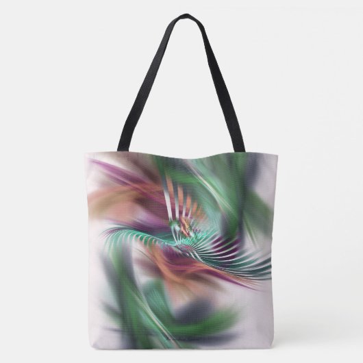 Fancy danseres Abstract Tote Bag (Achterkant)