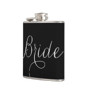 Fancy de Bride van het Manuscript {zwart en wit} Heupfles (Links)