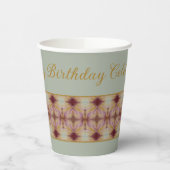 Fancy decoratief gebatterd papieren bekers (Links)