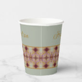 Fancy decoratief gebatterd papieren bekers (Rechts)