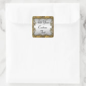 Fancy, decoratieve gouden Lijsten Stickers (Tas)