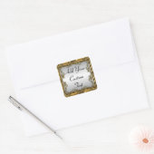 Fancy, decoratieve gouden Lijsten Stickers (Envelop)