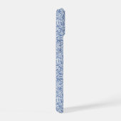 Fancy Delft Blauw en Witte Haan Kip iPhone 15 Case (Rechterkant)
