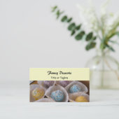 Fancy desserts visitekaartje (Staand voorkant)