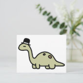 Fancy Dinosaur Briefkaart (Staand voorkant)