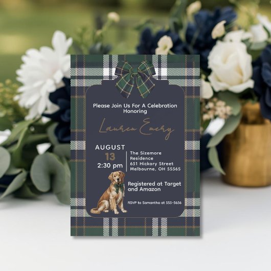 Fancy Dog R.L. geïnspireerde thema uitnodiging