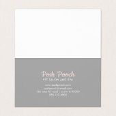 Fancy dog visitekaartje (Binnenkant ongevouwen)