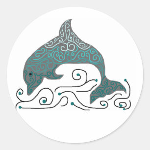 Fancy dolfijn stickers