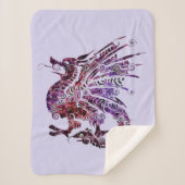 fancy drakendeken sherpa deken (Voorkant)