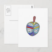 Fancy Dreidel Briefkaart (Voorkant / Achterkant)