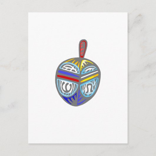 Fancy Dreidel Briefkaart (Voorkant)