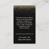 Fancy Dress Seamstress Visitekaartje (Achterkant)