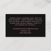 Fancy Dress Tailor Glittery Visitekaartje (Achterkant)