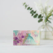 Fancy Dresses Tailor Abstract Glitter Visitekaartje (Staand voorkant)