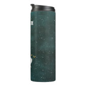 Fancy drijvende spook top hoed schedel riet in de thermosbeker (Geroteerd rechts)