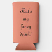 Fancy drink seltzer blikjeskoeler (Achterkant)