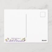 Fancy een Brulee Quirky Dessert Funny Cartoon Humo Briefkaart (Achterkant)