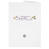 Fancy een Cake Funny Chocolate Cake Quirky Cartoon (Achterkant)