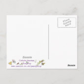 Fancy een Cake Funny Chocolate Quirky Cartoon Art Briefkaart (Achterkant)