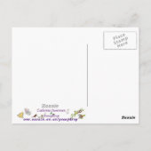 Fancy een Cake Funny Quirky Victoria Sponge Humor Briefkaart (Achterkant)