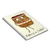 Fancy een citaat voor het bakken van de Cake Notitieboek (Rechterzijde)