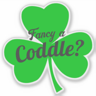 Fancy een Coddle Irish food grap Sticker
