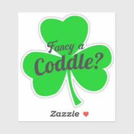 Fancy een Coddle Irish food grap Sticker