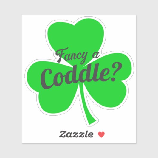 Fancy een Coddle Irish food grap Sticker (Vel)