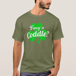 Fancy een Coddle Irish food grap T-shirt