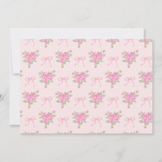 Fancy Een  Een Meisje Foto Verjaardagsfeest Kaart (Achterkant)