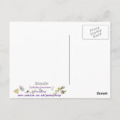 Fancy een Tart Funny Lemon Meringue Pie Quirky Art Briefkaart (Achterkant)