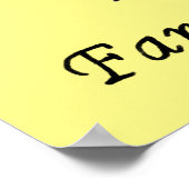 Fancy een Tart Funny Quirky Lemon Meringue Pie Art Poster (Hoek)