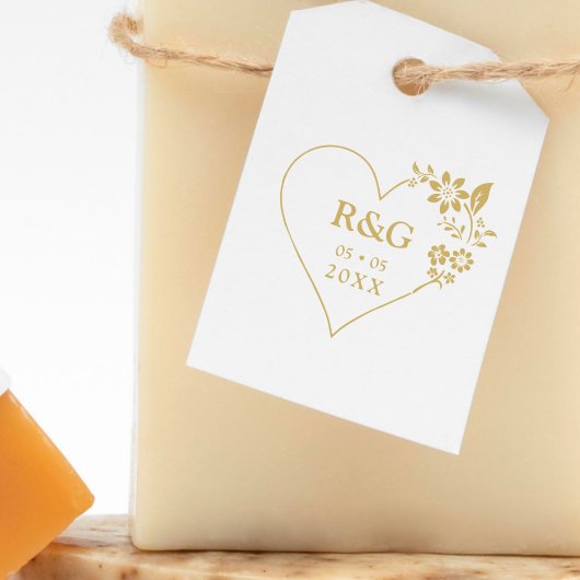 Fancy Eenvoudige Initialen Bindende Vloer Garland  Rubberstempel