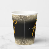 Fancy Elegant Glitter Sweet 16 16-kanaals Cup Papieren Bekers (Rechts)