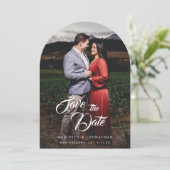 Fancy elegante foto Sla de datumboog op Kaart (Staand voorkant)