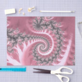 Fancy elegante fractals, met roet Mandala patronen Tissuepapier (Craft)