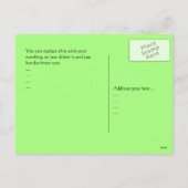 Fancy Elegante Groene Kerstdecoraties Feestdagenkaart (Achterkant)