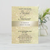 Fancy elegante, moderne gouden streep kaart (Staand voorkant)